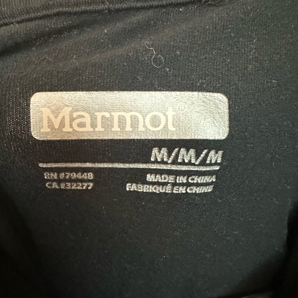 Marmot 1/4 zip men’s medium - Picture 3 of 4